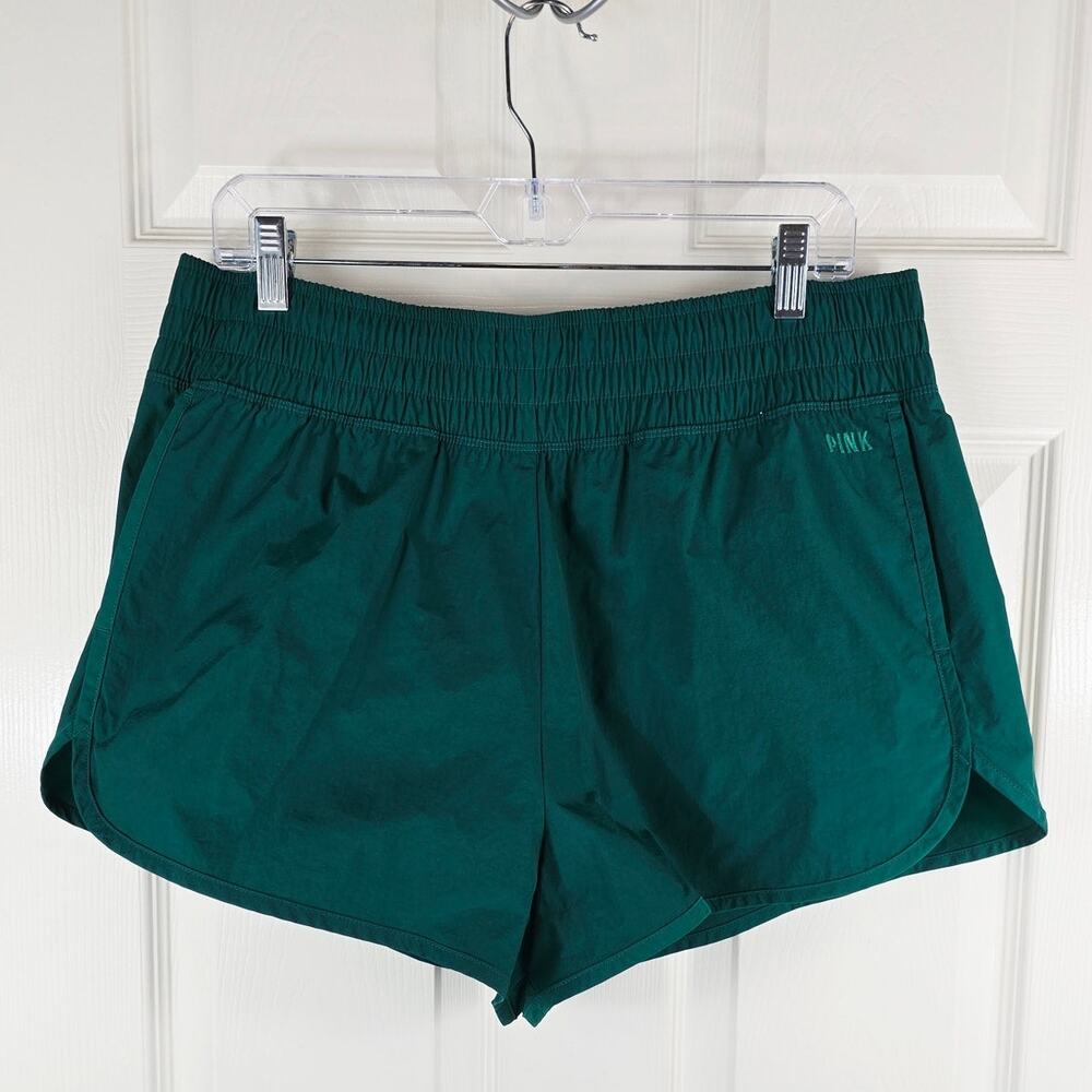 Victoria Secret Pink Green Athletic Hiking Inside Brief Women's XL
